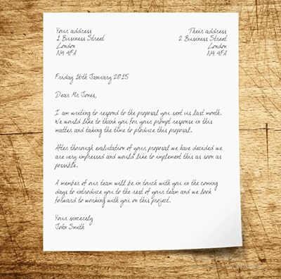 نمونه ایمیل رسمی انگلیسی