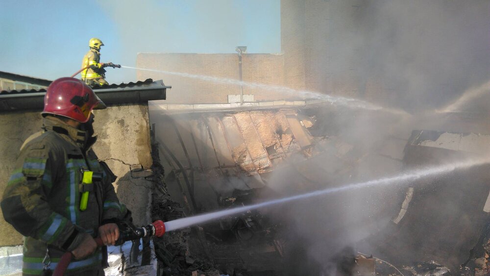 حریق مکانیکی‌ ۴ مصدوم برجای گذاشت