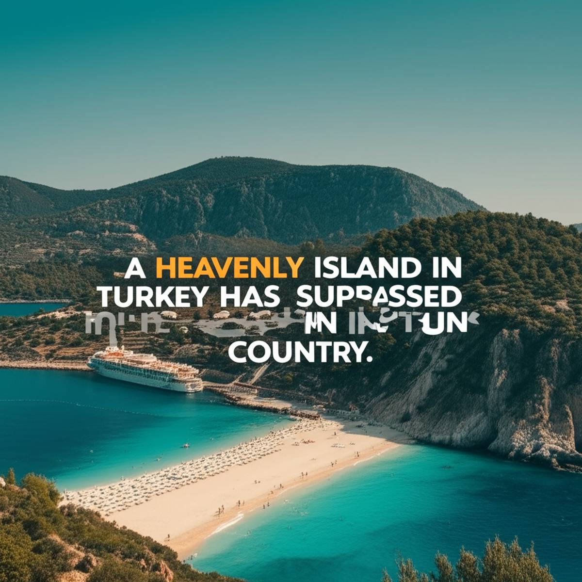 جزیره ای بهشتی در ترکیه، گوی سبقت را از دیگر شهرهای این کشور ربوده است!
