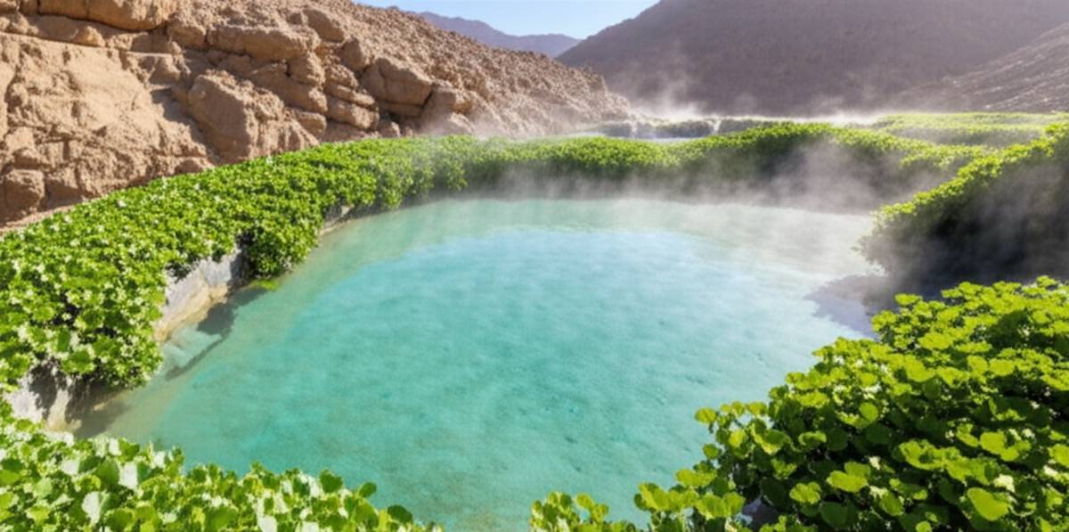 چشمه آب گرم عین المضب