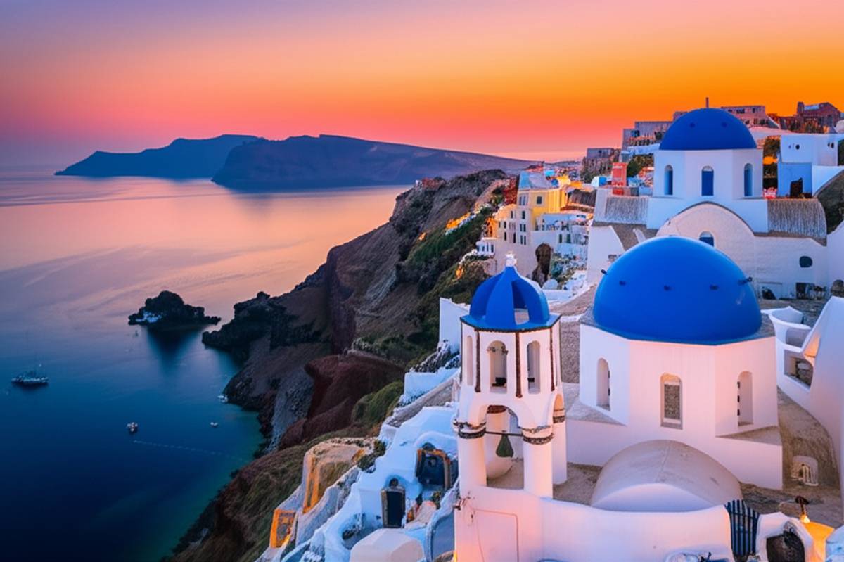 جزیره ی سانتورینی کجاست؟