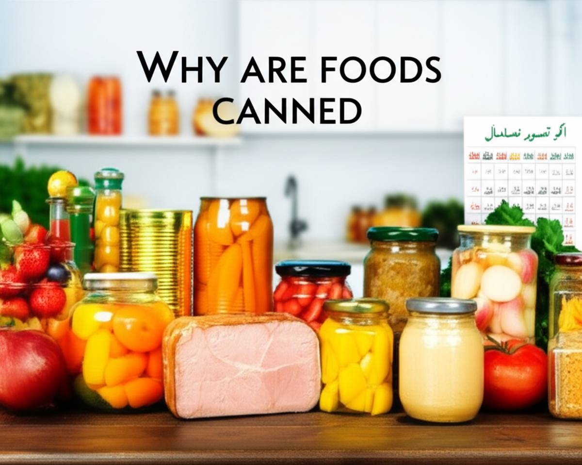 چرا غذاها را کنسرو می کنند؟