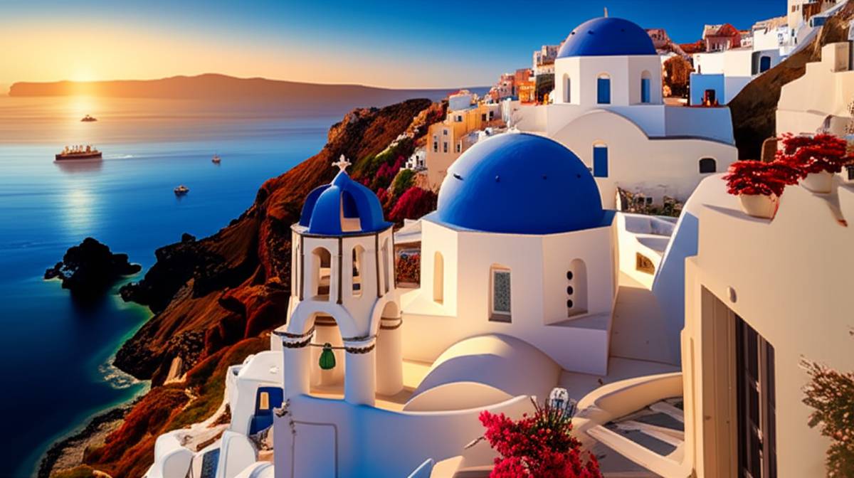 جزیره سانتورینی یونان: بهشتی خیره کننده و مقصدی رویایی