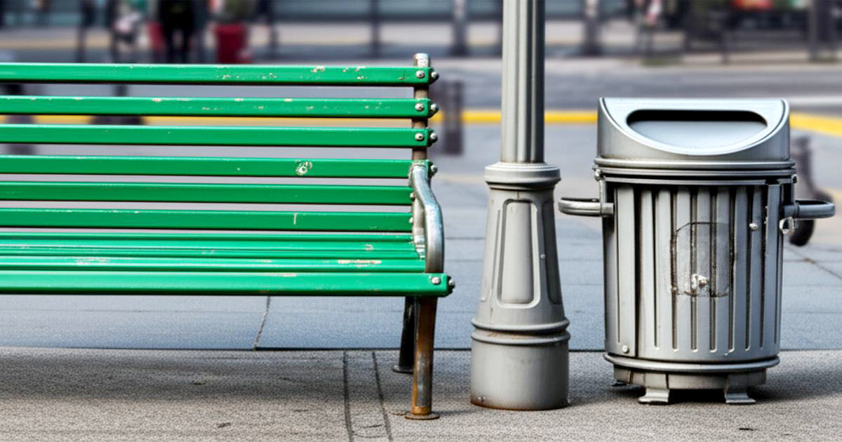 چالش های نگهداری و تعمیر مبلمان شهری