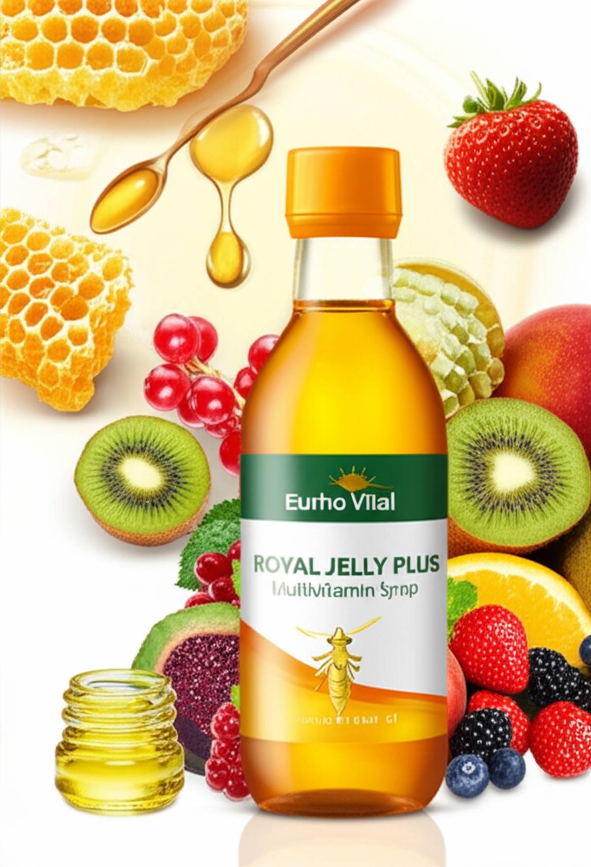 شربت ژل رویال پلاس مولتی ویتامین یوروویتال | نقد و بررسی کامل