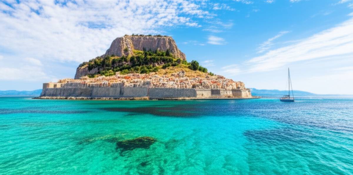 جزیره مونم واسیا: گنج پنهان یونان و راهنمای سفر کامل