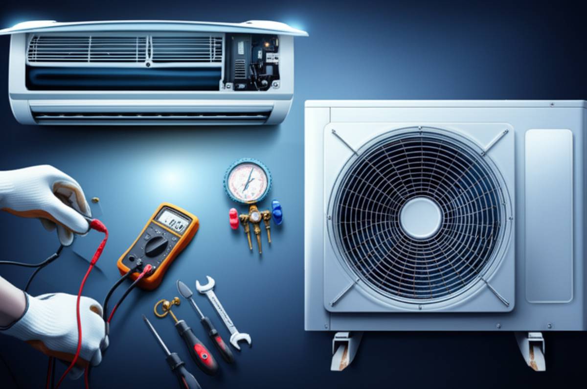 تعمیر کولر گازی جی پلاس | رفع مشکلات رایج