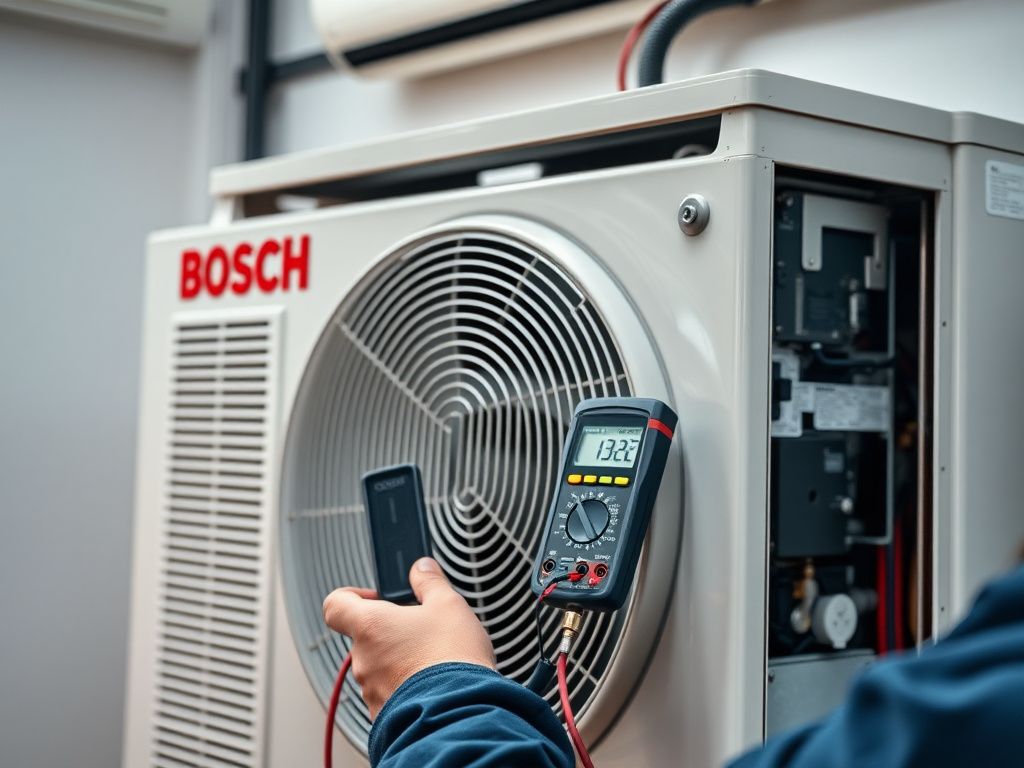 رفع مشکلات کولر گازی بوش | راهنمای جامع عیب یابی و تعمیر